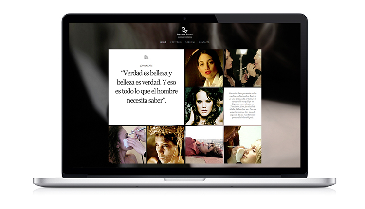 <i>Beatriz Faura</i><span>Diseño web</span>